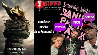 bifff 2024 débrifff jour 1 CIVIL WAR , AVIS à Chaud !