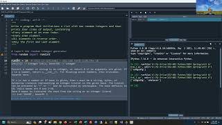 Programming in Python - Chapter 6 exercises part 1 - spring 2024