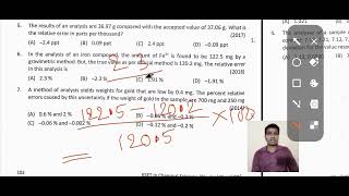 Data Analysis PYQ kset paper 2 Chemistry video class in kannada BSc MSc Chemistry Class