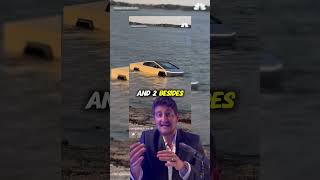 He Drove His Cybertruck INTO A LAKE… Then Got Arrested #legal #tesla