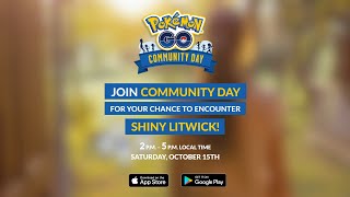 #PokemonGOCommunityDay with Litwick