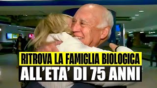 “MIRACOLO DI NATALE”: RITROVA LA SUA FAMIGLIA BIOLOGICA 75 ANNI DOPO ESSERE STATO ADOTTATO