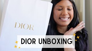 DIOR UNBOXING | DiorTravel Myrte Zipped Key Case in Blue Denim Dior Oblique Jacquard