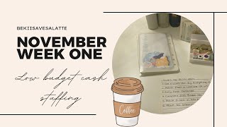 November Week One Cash Stuffing | Low Income | Goal Setting and Life Updates