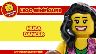 🌺 LEGO minifigure: Hula Dancer (col033) 🌺 [SERIES 3]