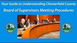 Chesterfield County Board of Supervisors Procedures