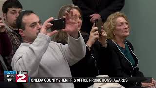 Oneida County Sheriff's Office promotions, awards