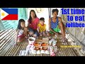 The Philippines: The Kids' 1st Time to Eat JOLLIBEE Fast Food. Filipino Poor and Life in Poverty