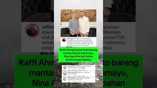 raffi ahmad pamer foto bareng mantan bupati indramayu, nina agustina jadi bahan perbincangan netizen