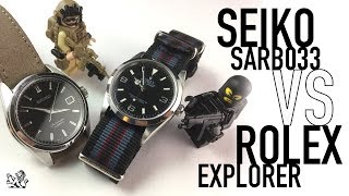The Ultimate Everyday Watch Under $500 Vs The Best Under $5000 - Rolex Explorer & Seiko SARB033 Duel