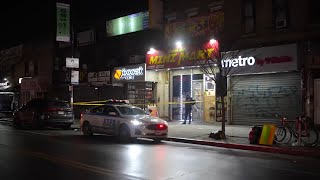 Customer stabbed trying to break up an argument in Brooklyn store; no arrests