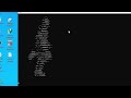Command Prompt ASCII Running Man 🏃‍♂️ #Shorts