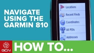 How to navigate using a Garmin 810