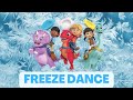 Dinosaur Freeze Dance! Brain Break & YOGA Exercise for Kids!