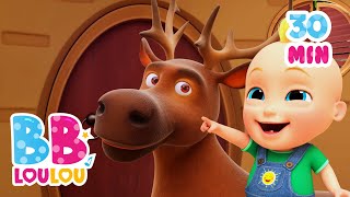 🏠 Dans Sa Maison Un Grand Cerf 🦌 🐇 | Chansons ludiques et éducatives pour les enfants | BB LouLou