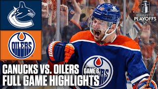 2nd Round: Vancouver Canucks vs. Edmonton Oilers Game 6 | Full Game Highlights