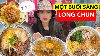 [Review] QUÁN MỘT BUỔI SÁNG CỦA TIKTOKER LONG CHUN | Ngon hay Dở? Bún thang, Xôi gà, súp hải sản...