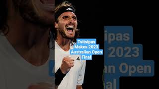 🎾 Tsitsipas makes Australian Open 2023 Final after Khachanov win #shorts #tsitsipas #ausopen