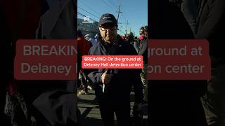 BREAKING: On the ground at Delaney Hall detention center