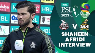 Shaheen Afridi Interview | Lahore Qalandars vs Peshawar Zalmi | Match 15 | HBL PSL 8 | MI2T