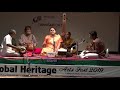 Global Heritage Art Fest 2019 | Carnatica | SPSS | Bharatanatyam by Jayashree vaidyanathan