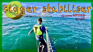 Bigger Stabiliser | Sup Foil Downwinding