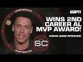 Aaron Judge says it’s an ‘incredible honor’ to win his 2nd career AL MVP Award 🏆 | SportsCenter