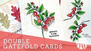 Double Gatefold Cards