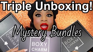 BOXYCHARM TRIPLE MYSTERY BUNDLES UNBOXING!| 2020