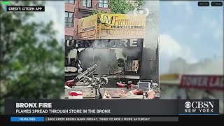 11 Firefighters Injured Battling Morris Heights Blaze
