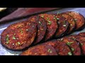 large eggplant fry pedda vankaya fry brinjal tawa fry crispy baingan fry @homecookingtelugu