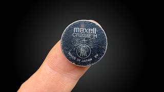 Never Buy Button Cell Batteries Again! Just use this simple trick and enjoy!