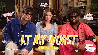 ALLY X  PINK SWEAT$ X  BRIGHT  -  AT MY WORST  [ LIVE SESSION ]