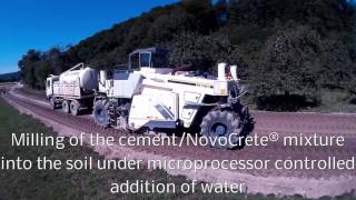 NovoCrete® Soil stabilization technology