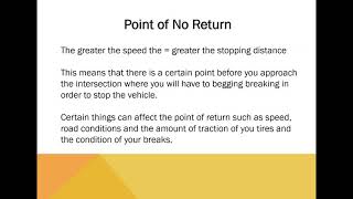 Alberta Drivers Training Part 16 Controlled and Uncontrolled Intersections