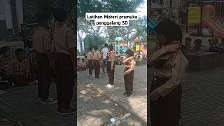 Latihan Materi pramuka penggalang SD.#upacara #pbbdasar #materi #pbbpaskibra #penggalang #pramuka