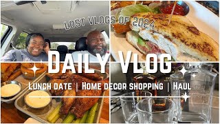 Lost Vlogs of 2024 | Lunch date w/ hubby, Home decor shopping, haul