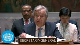 Nuclear Disarmament Is the First Step for Peace, Says UN Chief | Security Council | United Nations