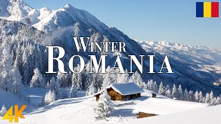 Winter Romania 4K Ultra HD • Stunning Footage Romania, Scenic Relaxation Film with Calming Music.