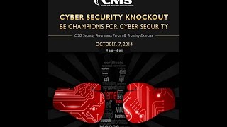 2014 Oct 7th, 2014 Cyber Security Conference (Morning Session)
