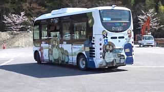 【774】甲賀市コミニティバス車種日野ポンチョBDG-HX6JLAE車番774甲賀病院・宇田経由貴生川行き三雲駅南口発車