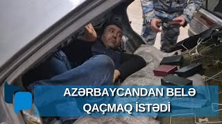 “Mercedes”- in oturacağının altında ölkədən qaçmaq istədi amma...