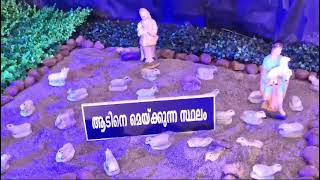 സുബി മതിച്ചിപ്പറമ്പിൽ 20 24 ൽ നിർമ്മിച്ച പുൽക്കൂടിൻ്റെ വിവരണം