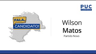 Fala, Candidato! com Wilson Matos