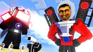 Skibidi Toilet SPEAKERMAN & Titan TV MAN - Minecraft Monster School