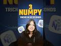 3 NumPy Tricks in 60 Seconds That Will Save You HOURS | NumPy Tips for 2025 | Intellipaat #shorts