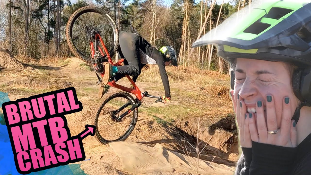 SHE HAD THE MOST BRUTAL MTB CRASH EVER! - YouTube