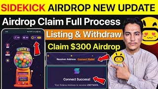 Sidefans by Sidekick New Update | Sidekick airdrop wallet connect | Sidekick side fans airdrop claim