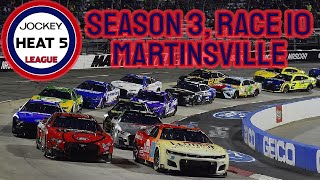 JHL Season 3 Race 10 // TAKE A LOOK AT WHAT HE DID 100 @ Martinsville Speedway (REG SEASON FINALE)