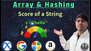 LeetCode 3110 | Score of a String | Python One-Pass ASCII Difference | AlgoYogi
